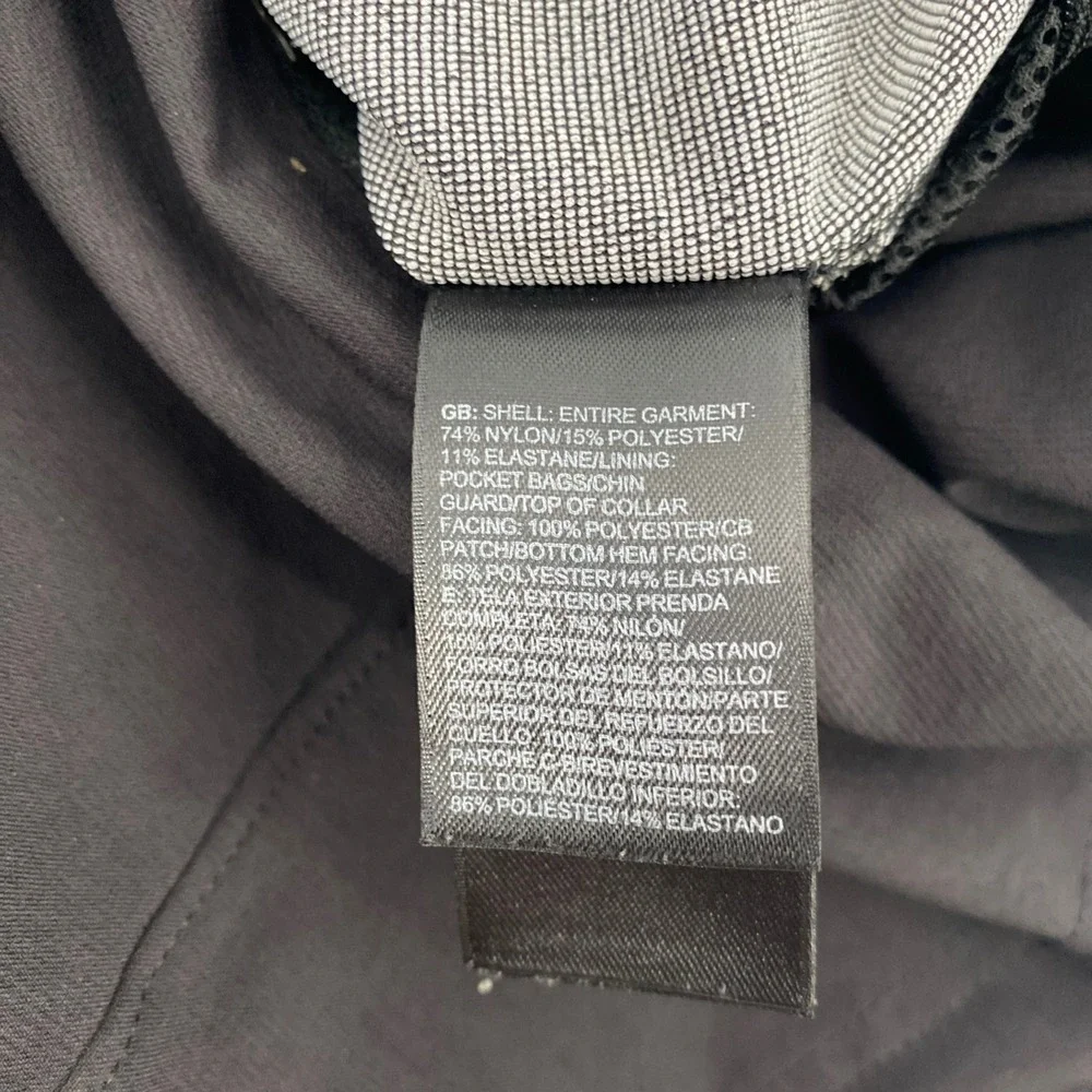 The North Face Summit Series Jacket Mens XL Black Softshell Full Zip Technical